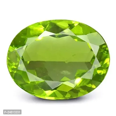 JEMSKART 3.25 Ratti 2.00 Carat Unheated Untreated Quality Natural Peridot Loose Gemstone Stone Gemstone by Lab Certified Quality for Men and Women-thumb2