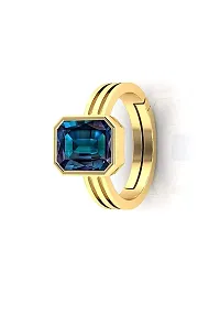 Sidharth Gems 11.25 Ratti 10.00 Carat Color Changing Alexandrite Ring Gold Plated AAA Quality Excellent Shinning Stone-thumb2