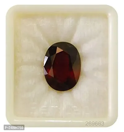 Sidharth Gems Certified Unheated Untreatet 4.25 Ratti 3.32 Carat A+ Quality Natural Hessonite Garnet Gomed Loose Gemstone for Women's and Men's