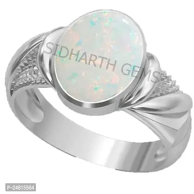 SIDHARTH GEMS Natural 10.25 Ratti Fire Opal Stone Gemstone Adjustable Ring With Lab Certificate for Men and Women-thumb0