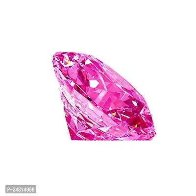 JEMSKART Lab Certified Round Pink American Zircon Gemstone 11.00 Ratti 4.5 Carat Jarkan Faceted Cut Loose Gemstone-thumb2