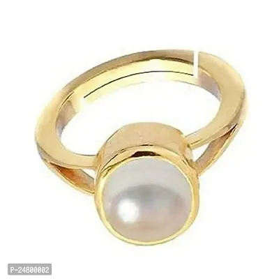 SIDHARTH GEMS South Sea Pearl 9.25 Ratti 8.00 Carat Natural Pearl Gemstone Original Certified Moti Adjustable Astrological panchhdhaatu/Ashtadhatu Gold Ring for Men and Women-thumb4