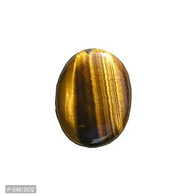 JEMSKART Original Tiger Eye Stone 11.00 Ratti Rashi Ratna Natural and Certified-thumb0