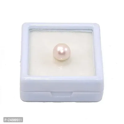 Sidharth Gems 11.25 Ratti 10.00 Carat White Pearl Gemstone Certified Moti Stone for Man and Woman with Lab Certificate