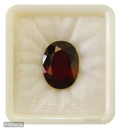 Sidharth Gems Hessonite Garnet Gomed Gemstone Natural Certified Original 6.25 Ratti Gemstone