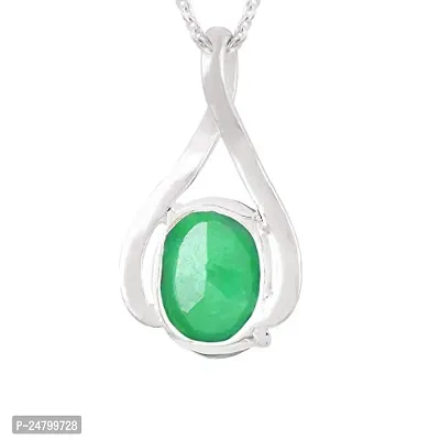 Sidharth gems 9.25 Ratti 8.00 Carat Natural Emerald Panna Pendant Locket {Astrological Purpose Panna Pendant} for Men and Women-thumb2