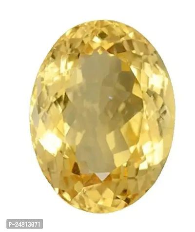 JEMSKART 5.25 Ratti 4.25 Carat Sunela Stone Original Certified Loose Citrine Gemstone-thumb0