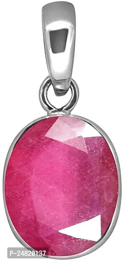 Ruby Pendant/Locket 9.00 Carat Certified Burma Ruby Astrological Purpose Panchdhatu Pendant Locket for Men and Women (Ruby)-thumb3