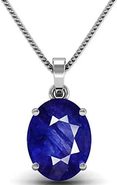 BL Fedput 6.25 Ratti 5.47 Carat A+ Quality Neelam Gemstone Pendant for Women's and Men's