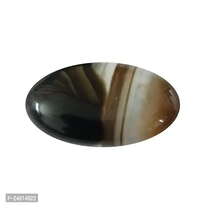 JEMSKART 10.55 Carat Sulemani Hakik Stone Original Certified Natural Black Onyx Gemstone