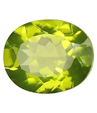 JEMSKART Certified Unheated Untreatet 6.00 Carat A+ Quality Natural Peridot Loose Gemstone for Women's and Men'-thumb1