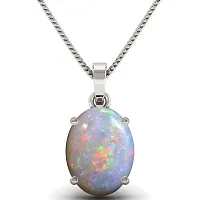 Certified Natural AA++ Quality Opal Locket 7.25 Ratti / 6.52 Carat (Australian Opal) Brilliant Cut Certified Astrological Gemstone-thumb2