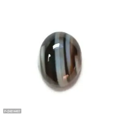 12.25 Ratti Sulemani Hakik Stone Original Certified Natural Black Hakik Gemstone-thumb0