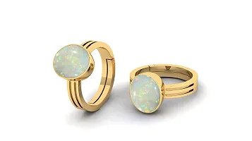 9.00 Carat 10.25 Ratti Lab Certified Natural Opal Gold Adjustable Ring Opal Gemstone for Men  Women-thumb2