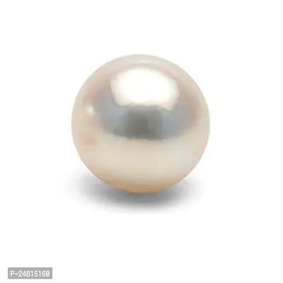 JEMSKART 8.25 Ratti 7.55 Crt. (Pearl/Moti) Certified Original Moti Gemstone for Man and Woman