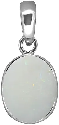 Certified Natural AA++ Quality Opal Locket 5.25 Ratti / 4.52 Carat (Australian Opal) Brilliant Cut Certified Astrological Gemstone-thumb2