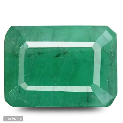 Sidharth Gems Certified Unheated Untreatet 6.25 Ratti 5.62 Carat AAA+ Quality Natural Emerald Panna Loose Gemstone for Women's and Men's