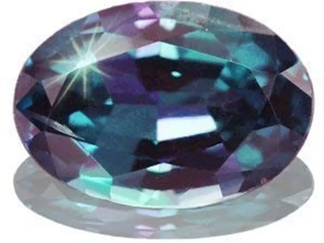 Sidharth Gems Certified Unheated Untreatet 7.25 Ratti 6.32 Carat A+ Quality Alexandrite Loose Gemstone for Women's and Men's