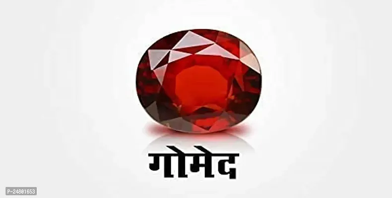 Sidharth Gems 9.25 Ratti 8.47 Carat Hessonite Garnet Stone Ashtdhatu Gold Plated Pendant Original and Certified by WTGTL Natural Gomed Gemstone Unheated and Untreated for Astrological Purpose-thumb2