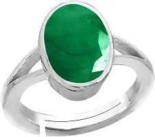 Sidharth Gems 5.00 Carat Certified Natural Emerald Panna Panchdhatu Adjustable Rashi Ratan Gold Plating Ring for Astrological Purpose Men  Women-thumb2