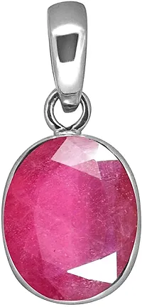 Sidharth Gems 8.25 Ratti 7.45 Carat Certified Unheated Untreatet A+ Quality Manik Gemstone Panchdhatu Pendant for Women and Men