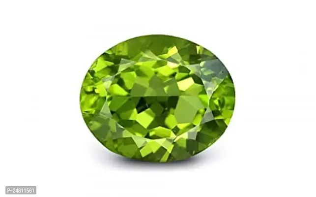 SIDHARTH GEMS 9.00 Ratti 8.00 Carat Lab Certified Peridot Stone Gemstone with Lab Certificate