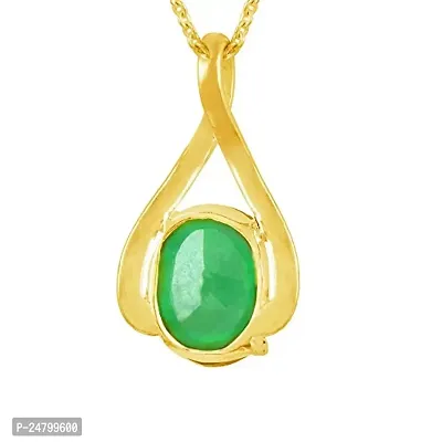 Sidharth gems 5.25 Ratti 4.00 Carat Natural Emerald Panna Pendant Locket {Astrological Purpose Panna Pendant} for Men and Women-thumb2