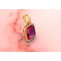 Shimmering Gemstone Alloy Pendant For Women-thumb2