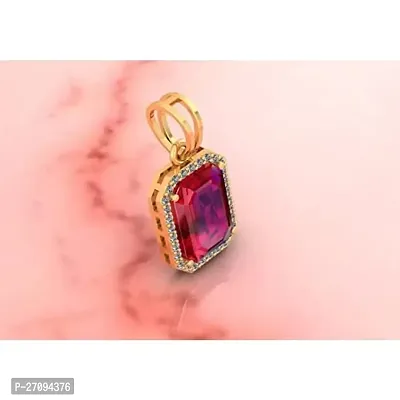 Shimmering Gemstone Alloy Pendant For Women-thumb3