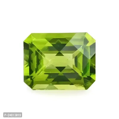 JEMSKART 8.25 Ratti 7.00 Carat Unheated Untreated Quality Natural Peridot Loose Gemstone Stone Gemstone by Lab Certified Quality for Men and Women