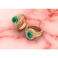 Reliable Green Alloy Gemstone Rings For Men And Women-thumb4