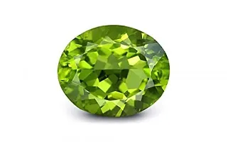 SIDHARTH GEMS 5.25 Ratti/ 4.00 Carat Certified Unheated Untreatet A++ Quality Natural Peridot Loose Gemstone by Lab Certified-thumb1