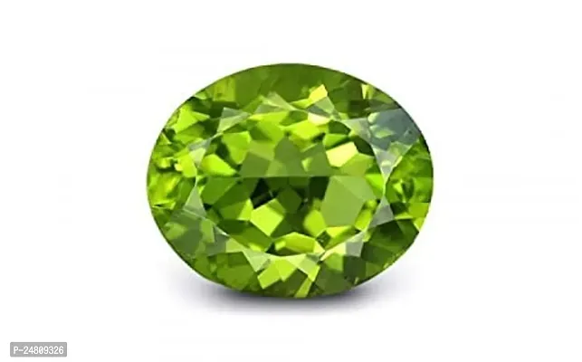 SIDHARTH GEMS 5.25 Ratti/ 4.00 Carat Certified Unheated Untreatet A++ Quality Natural Peridot Loose Gemstone by Lab Certified-thumb2