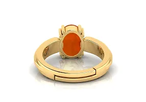 Sidharth Gems 12.25 Ratti / 11.70 Carat Natural Gomed Stone Astrological Gold Ring Adjustable Gomed Hessonite Astrological Gemstone for Men and Women {Lab - Tested}-thumb4