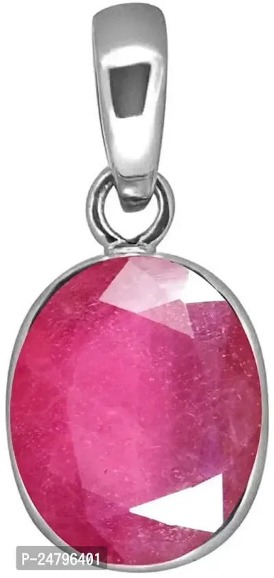 Sidharth Gems 8.25 Ratti 7.45 Carat Certified Unheated Untreatet A+ Quality Natural Ruby Manik Gemstone Panchdhatu Pendant for Women and Men