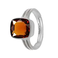 SIDHARTH GEMS Gomed Ring 4.25 Ratti 3.00 Carat Natural and Certified Hessonite Garnet (Gomed) Astrological Gemstone Adjustable for Men And Women-thumb3