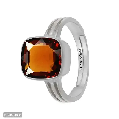 SIDHARTH GEMS Gomed Ring 4.25 Ratti 3.00 Carat Natural and Certified Hessonite Garnet (Gomed) Astrological Gemstone Adjustable for Men And Women-thumb4