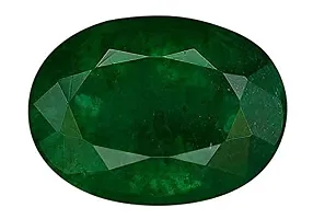 Sidharth Gems 4.00 Ratti Natural Original Certified Stone Emerald/Panna Brazilian Mines Gemstone-thumb1