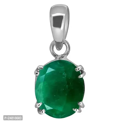 8.25 Ratti 7.00 Carat Natural Emerald Panna Pendant Locket (Astrological Purpose Panna Pendant) for Men and Women