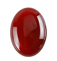 Sidharth Gems 7.25 Ratti 6.00 Carat Yamani Aqeeq/Red Aqeeq Stone Yamni Aqeeq Stone/Hakik Real Stone/Akik Stone/Certified Natural Gemstone-thumb1