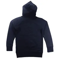 Feel plus Kids Hoodies Zipper Sweat Shirt (FP4041) (2-3 Years, Black)-thumb1
