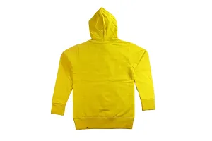 Feel plus Men's Cotton Hooded Hoodies T-Shirts(FP6060) (S, Yellow)-thumb1