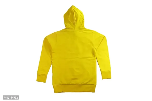 Feel plus Men's Cotton Hooded Hoodies T-Shirts(FP6060) (S, Yellow)-thumb2