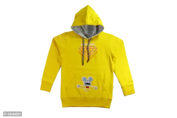 Feel plus Kids Hoodies Sweat Shirt (FP4042) (11-12 Years, Yellow)