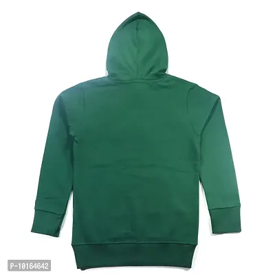 Feel plus Kids Hoodies Sweat Shirt (FP4042) (2-3 Years, Dark Green)-thumb2