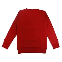 Feel plus Kids Sweat Shirt (2-3 Years, Red)-thumb1