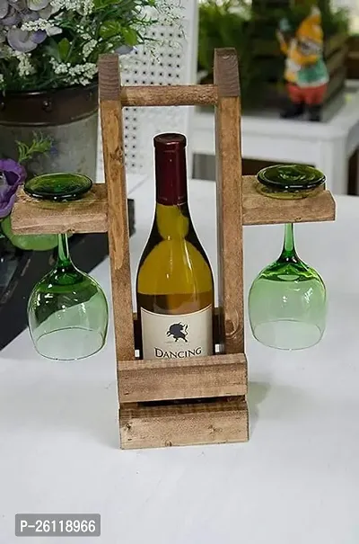 Classic Bar Cart With Wine And Glass Holder