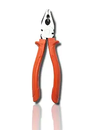 Sky Blue Orange C-rv 8 Inch Combination Plier-thumb1