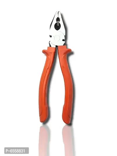 Sky Blue Orange C-rv 8 Inch Combination Plier-thumb2