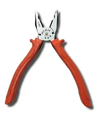 Sky Blue Orange C-rv 8 Inch Combination Plier-thumb2